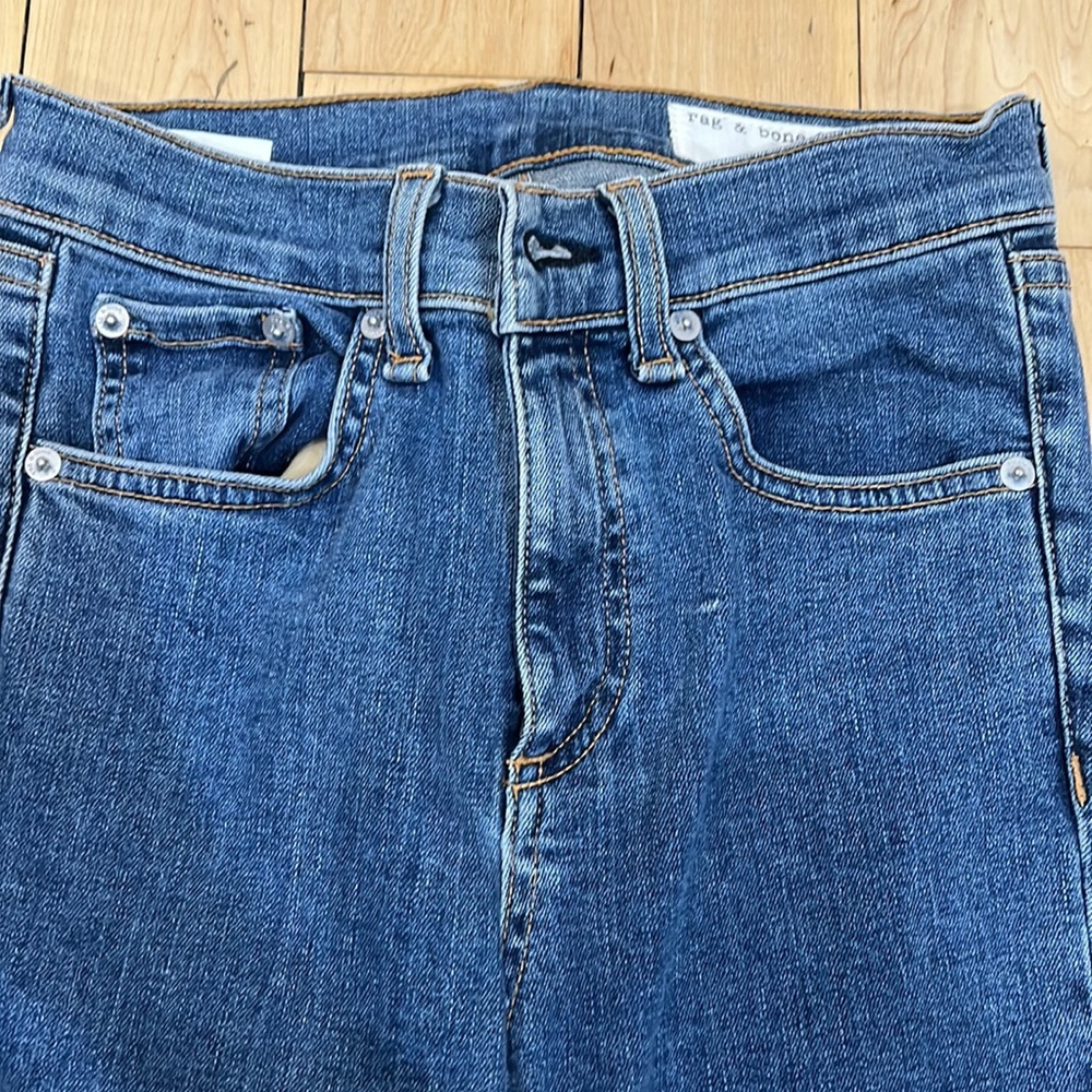 Rag and Bone Step Hem Jeans Sz 24 - Picture 14 of 16